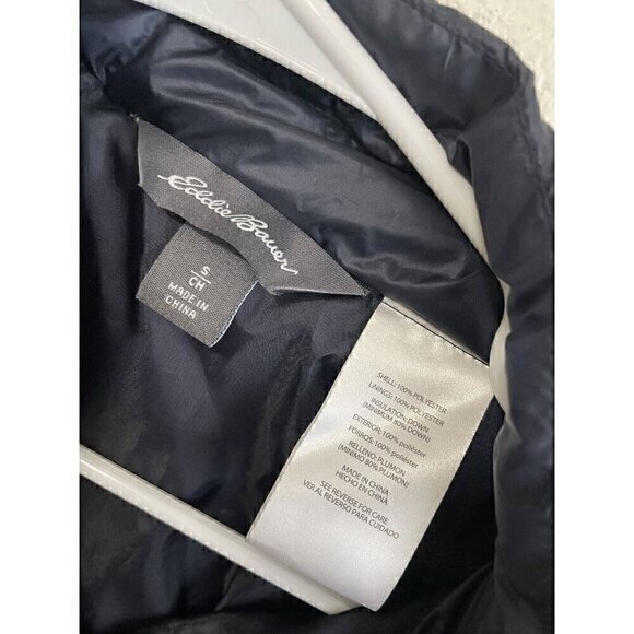 Eddie Bauer Puffer Jacket Lightweight Packable‎ Down Fill Coat Size Small - Picture 3 of 7